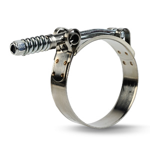 Хомуты силовые с Т болтом и пружиной